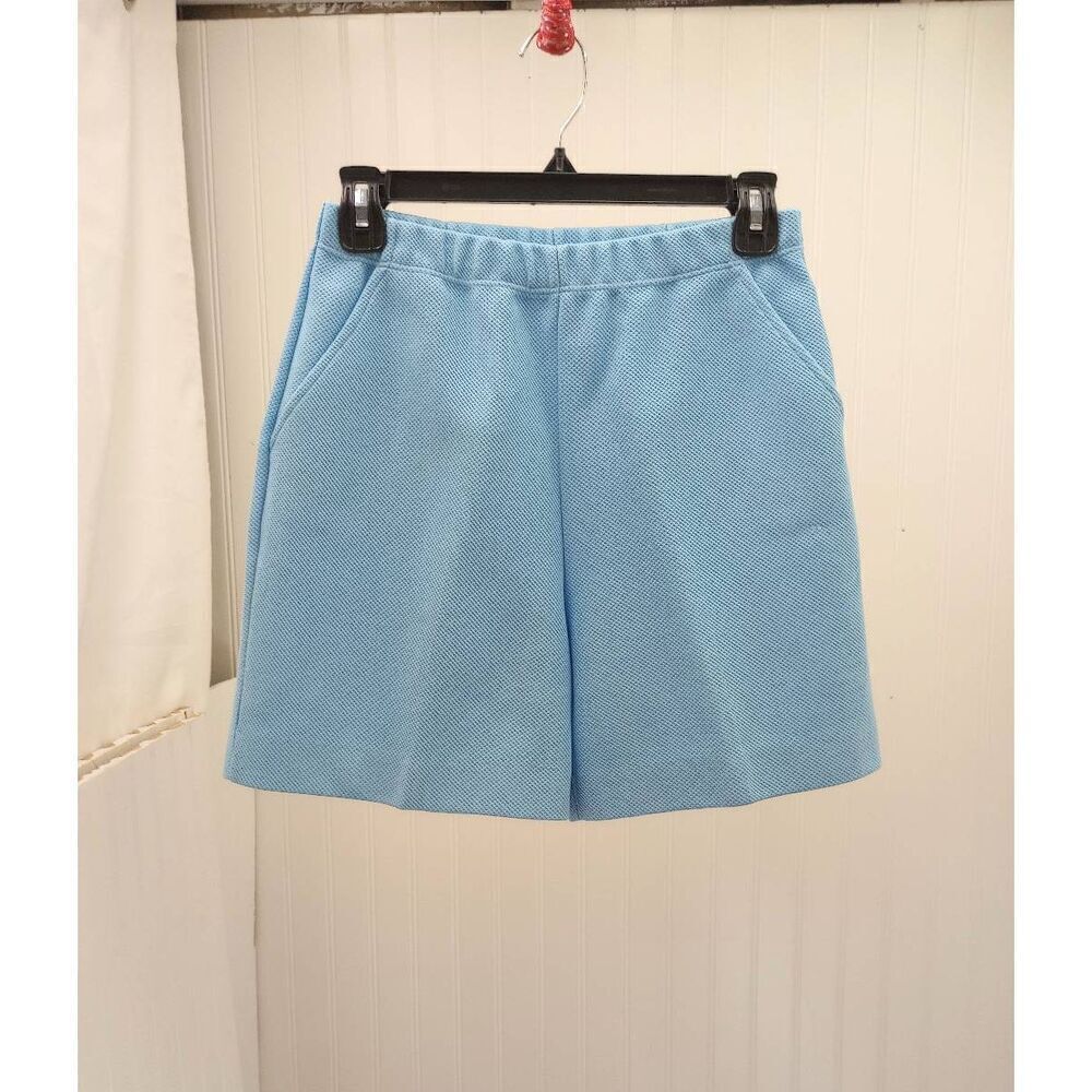 Vintage '70s polyester Kolortron by Koret , high-rise, women's shorts: size smal
